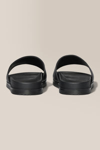Sardinia Slide | Nappa Leather in color Black by Good Man Brand, view 4