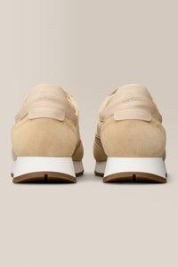 Triumph Trainer | Suede in color Cream by Good Man Brand, view 17