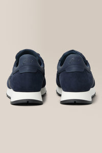 Triumph Trainer | Suede in color Navy by Good Man Brand, view 14