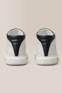 Legend London Hi Top | Nappa Leather in color Cream/black by Good Man Brand, view 14