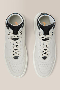 Legend London Hi Top | Nappa Leather in color Cream/black by Good Man Brand, view 13