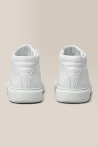 Legend London Hi Top | Nappa Leather in color Triple White by Good Man Brand, view 4