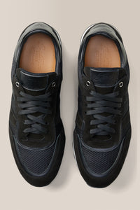 Triumph Trainer | Leather in color Black by Good Man Brand, view 3