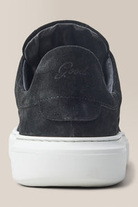Modern London Sneaker | Suede in color Black by Good Man Brand, view 14