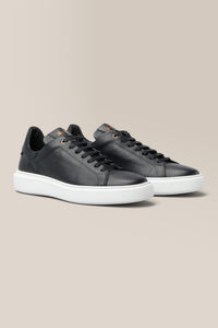 Legend London Sneaker | Pebble Leather in color Black by Good Man Brand, view 2