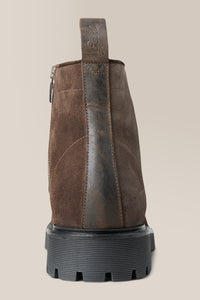 Modern City Boot | Oiled Suede in color T Moro by Good Man Brand, view 4
