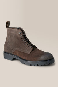 Modern City Boot | Oiled Suede in color T Moro by Good Man Brand, view 2