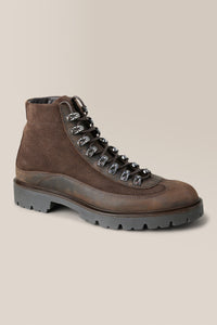 Ascent Hiker Boot | Suede & Leather in color T Moro by Good Man Brand, view 12