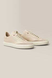 Legend Court Sneaker | Nappa Leather and Suede in color Natural by Good Man Brand, view 12