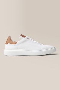 Legend London Sneaker | Nappa Leather in color White/dark Vachetta by Good Man Brand, view 11