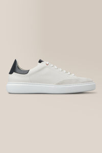 Legend London Sport Sneaker | Nappa Leather in color Cream/shitake/black by Good Man Brand, view 1