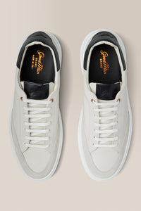 Legend London Sport Sneaker | Nappa Leather in color Cream/shitake/black by Good Man Brand, view 3