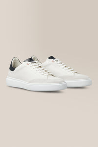 Legend London Sport Sneaker | Nappa Leather in color Cream/shitake/black by Good Man Brand, view 2