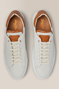 Legend Z Sneaker | Nappa Leather in color Cream/vachetta by Good Man Brand, view 17