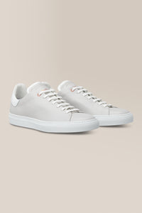 Legend Z Sneaker | Nappa Leather in color Silver/white by Good Man Brand, view 9