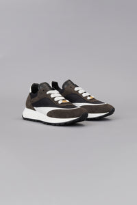 Multi Trainer in Suede and Nylon in color Grey/white by LITA, view 7