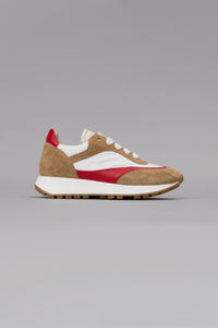 Multi Trainer in Suede and Nylon in color Red/white by LITA, view 11
