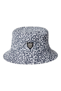 Luxe Bucket Hat in color Black Large Cheetah by LITA, view 3