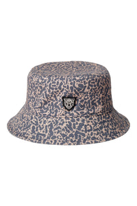 Luxe Bucket Hat in color Iced Coffee Large Cheetah by LITA, view 4