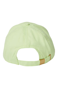 Love Is The Answer Embroidered Hat in color Acid Lime by LITA, view 9