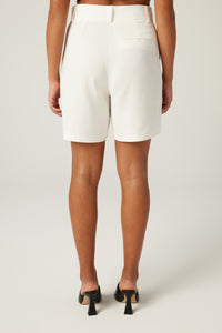 Spark Short in Viscose Crepe in color White by LITA, view 16
