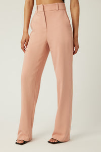 Bella is wearing a size XS Spark Pant in Viscose Crepe in color Lotus by LITA, view 6