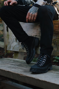Ascent Hiker Boot | Suede & Leather in color Black by Good Man Brand, view 7